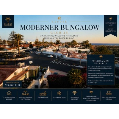 Bungalow till salu i Maspalomas, San Bartolomé de Tirajana