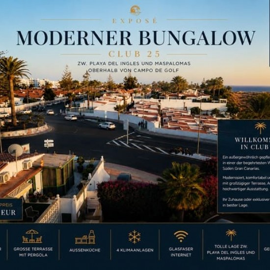 Bungalow till salu i Maspalomas, San Bartolomé de Tirajana