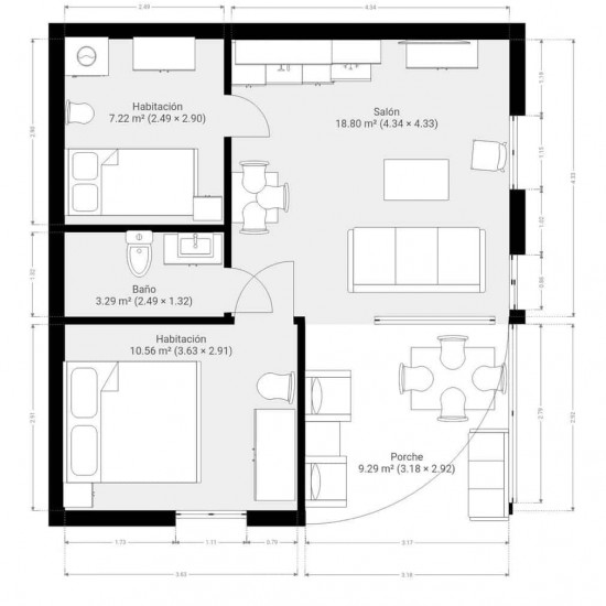 Bungalow for sale in Maspalomas, San Bartolomé de Tirajana
